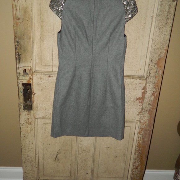 Poleci Embellished Shoulder Sheath Dress (AA-32) - Picture 5 of 5